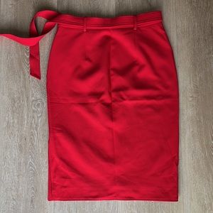 Banana Republic Red pencil skirt